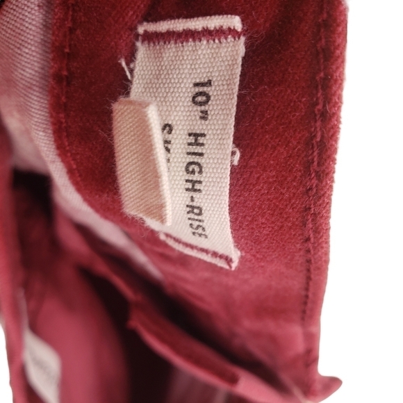 MADEWELL 10" High-Rise Skinny Jeans: Stretch Velvet Edition - Picture 8 of 8